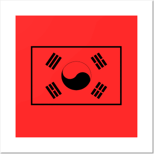 Flag of South Korea Posters and Art